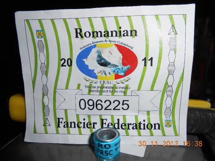 RO FRSC  2011 - COLECTIE  DE INELE   ROMANIA