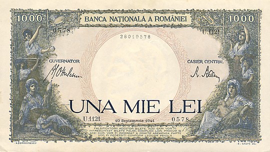 RomaniaP52-1000Lei-1941_f - 003 Bacnotele Romaniei
