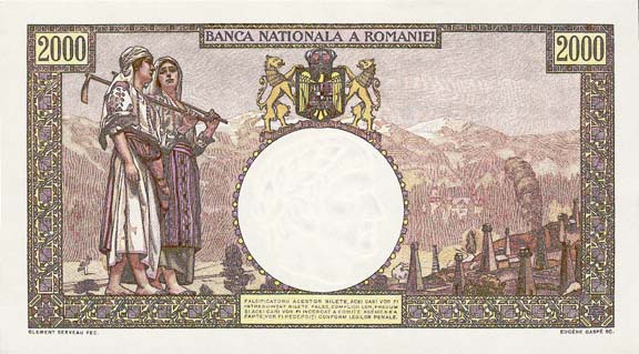 RomaniaP53-2000Lei-1941-donated_b - 003 Bacnotele Romaniei