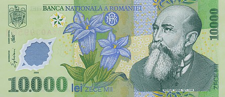 RomaniaPNew-10000Lei-2000_f - 003 Bacnotele Romaniei