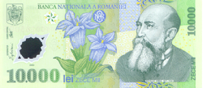 RomaniaPNew-10000Lei-2000-donated_f - 003 Bacnotele Romaniei