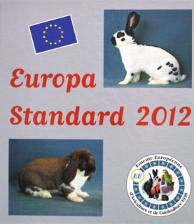 Europastandard-Kaninchen; ABSOLUT NOU = STANDARDUL EUROPEAN LA IEPURI DE RASĂ 2012 .
