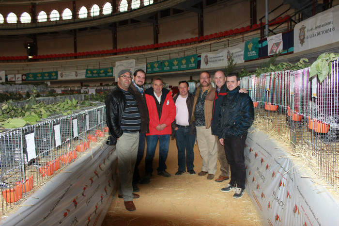 Impreuna cu un grup de crescatori spnioli - expo Salamanca 2012
