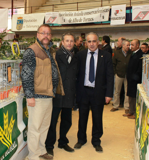 Cu presdintele FESACOCUR si consilieru de agricultura din provincia de Salamanca - expo Salamanca 2012
