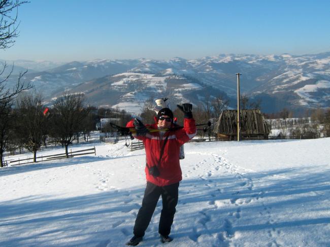 la  schii in 2010 pe  dealua Dandut sau Varsii Mari