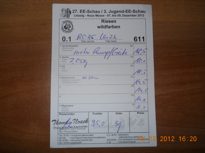 Ro 25 LG22 (F5); Luci Onujec  95pct  Leipzig 2012
