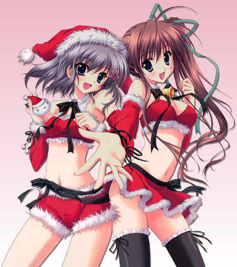 moe-53331-akane_iro_ni_somaru_saka-christmas-izumi_tsubasu-katagiri_yuuhi-nagase_minato-ryohka-thigh - Un Craciun anime