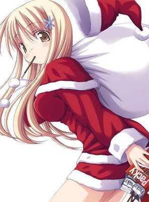 santa+claus+anime+girl - Un Craciun anime