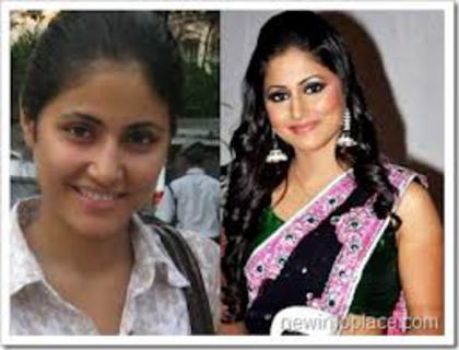 Hina Khan - Actrite indiene fara machiaj