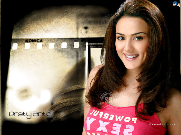 Preity Zinta - wallpapers with indian stars