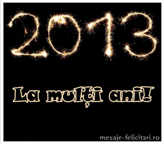 La multi ani 2013