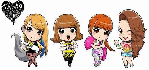 2NE1 - a - Chibi