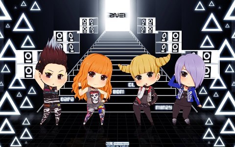 2NE1 - a - Chibi