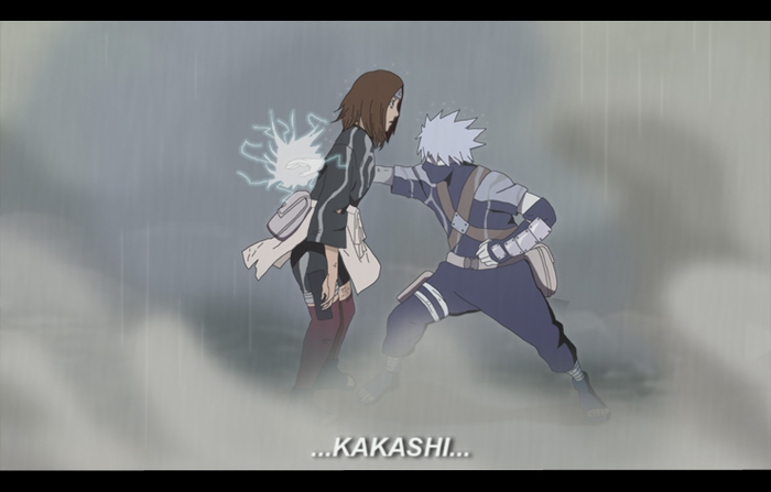 Kakashi/ Rin inainte sa moara