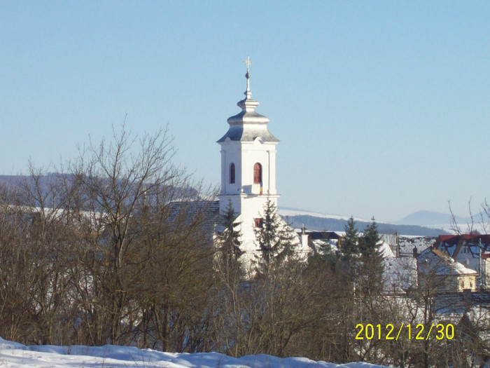 100_3744 Biserica monumentala a satului Palos .. - IARNA DE BASM LA PALOS ARDEAL