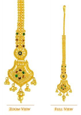 34ndianbridaltikka3099 - Maang Tikka-ornament pt frunte