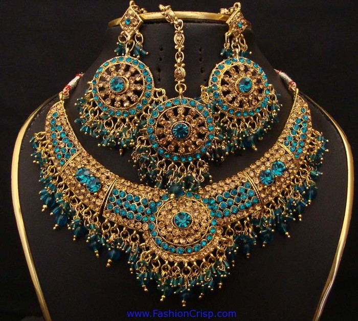 Heavy-Indian-Kundan-Jewellery-Sets - Seturi de bijuterii