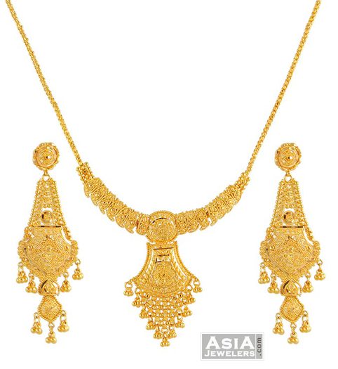 2_Indian_Gold_necklace_set_22K_52440