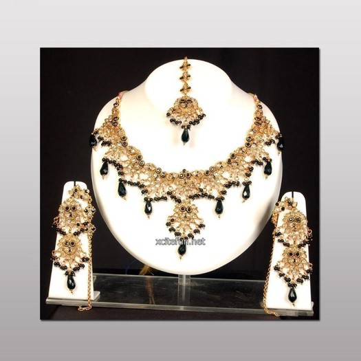 227407,xcitefun-bridal-kundan-jewellery-sets-10 - Seturi de bijuterii