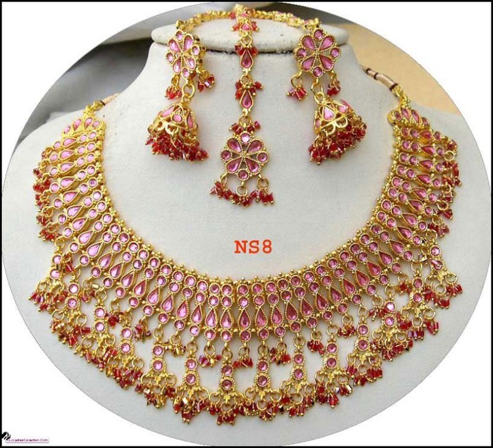 Latest-Bridal-Indian-Kundan-Jewellery-Set-10 - Seturi de bijuterii