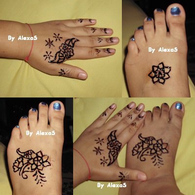 Tatuajul meu cu henna - Mehndi-Desene cu henna