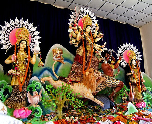 durga-puja-kaggadasapura - Durga Puja