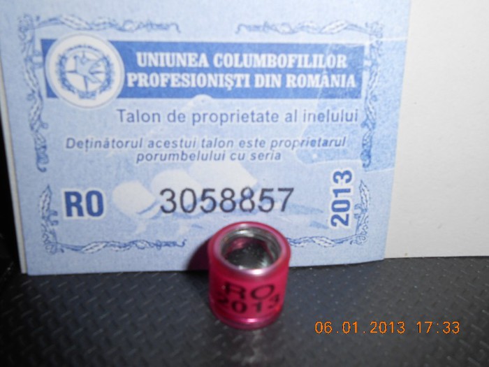 RO  2013 - COLECTIE  DE INELE   ROMANIA