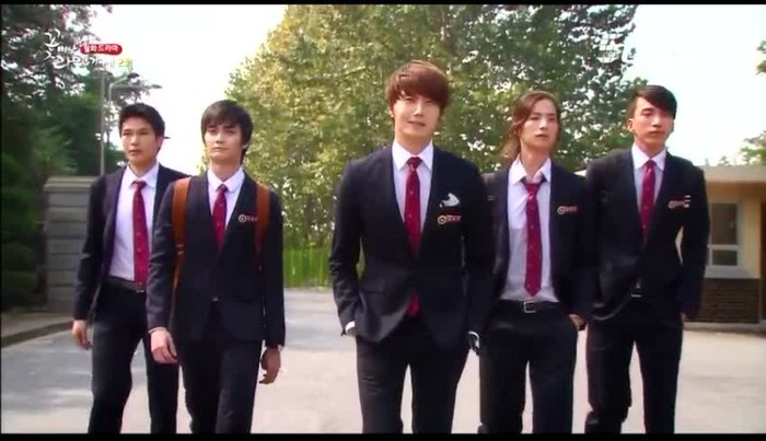 flower boys at school