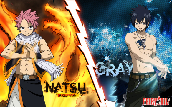 fairy_tail_natsu_vs_gray_by_natsudrgonil-d30xyds - Natsu