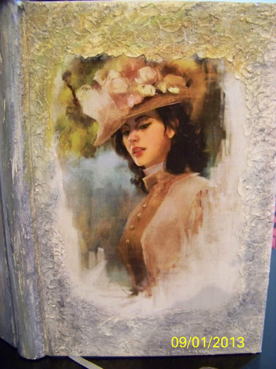 agenda vintage - 0 Decoupage - creatiile mele