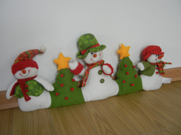 Snowmen Door Draft Stopper - CHRISTMAS Collection_Craciun