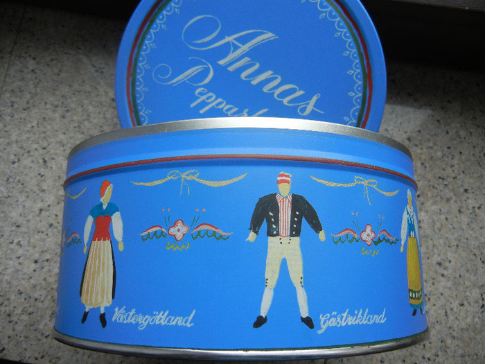 Annas Pepparkakor Gingerbread Tin - Cookie Tin collection