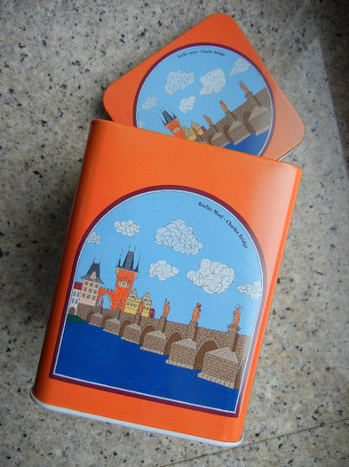 Prague Chocolate Miniature Tin - Chocolate and Candy Tin Boxes