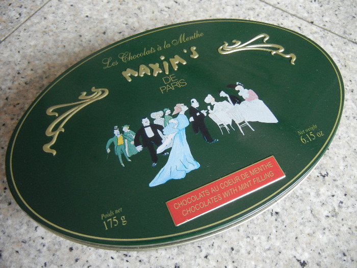 Maxims de Paris Chocolate Tin