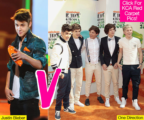 One Direction vs Justin Bieber