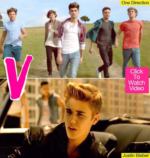 One Direction vs Justin Bieber