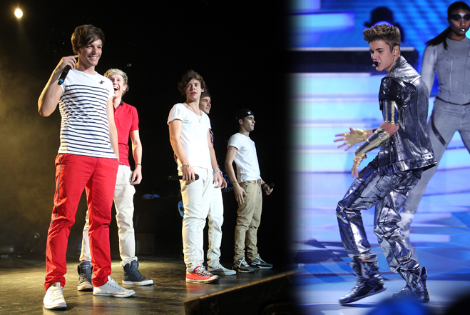 One Direction vs Justin Bieber