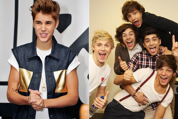 One Direction vs Justin Bieber