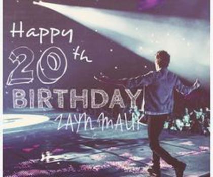 HAPPY BIRTHDAY ZAYN