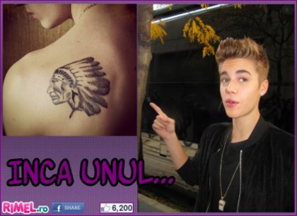  - Justin Bieber un nou tatuaj