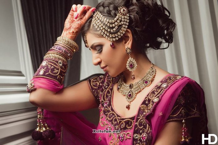 Asian Bridal Eye Makeup Jewelry And Hairstyle (7)