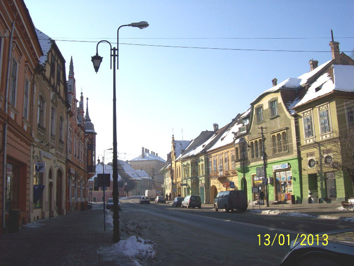 100_4220 - Dezvelire de placa comemorativa la Sighisoara in 26 noe 2011 a folcloristului Gh Cernea de catre Soc