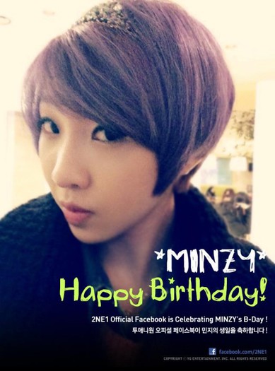 happy birthday minzy - Minzy-Gong Minji