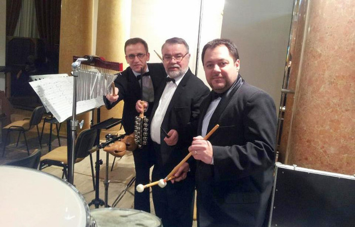 Inainte de concert ...