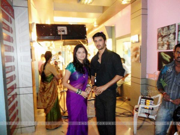 199076-sushant-singh-rajput-and-ankita-lokhande-shooting-for-pavitra-r - ankita si sushant