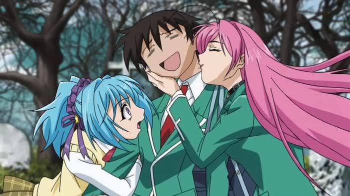 rosario_02_love_triangle - Rosario Vampire