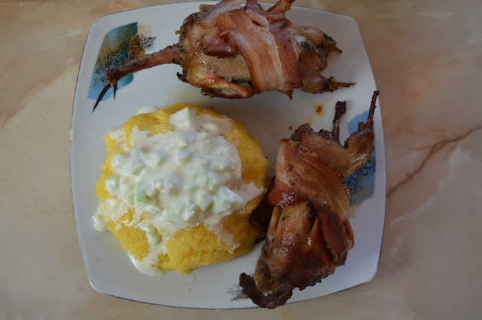 Prepelite cu mamaliguta