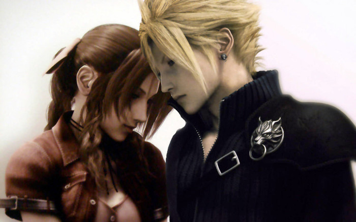 Cloud and Tifa - Cloud