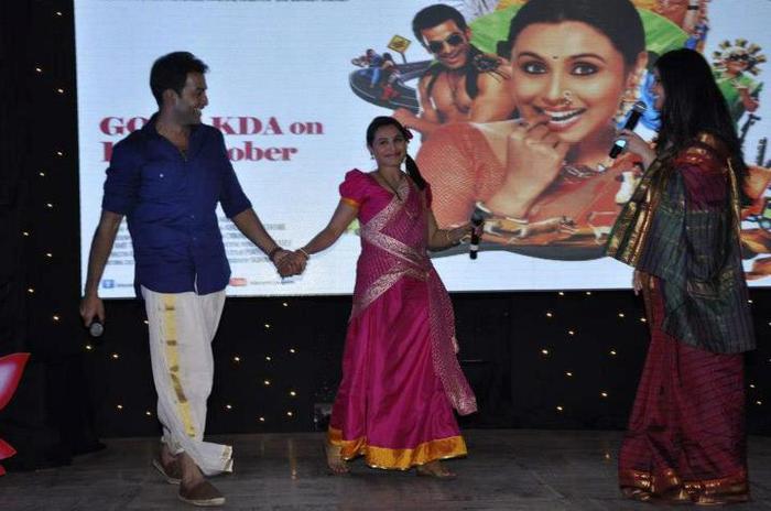  - Rani Mukerji and Prithviraj at the Aiyaa music launch