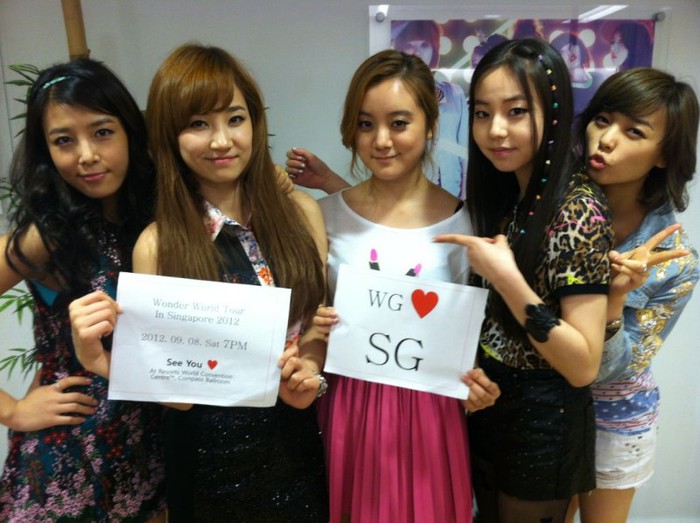 wonder girls singapore - Wonder girls